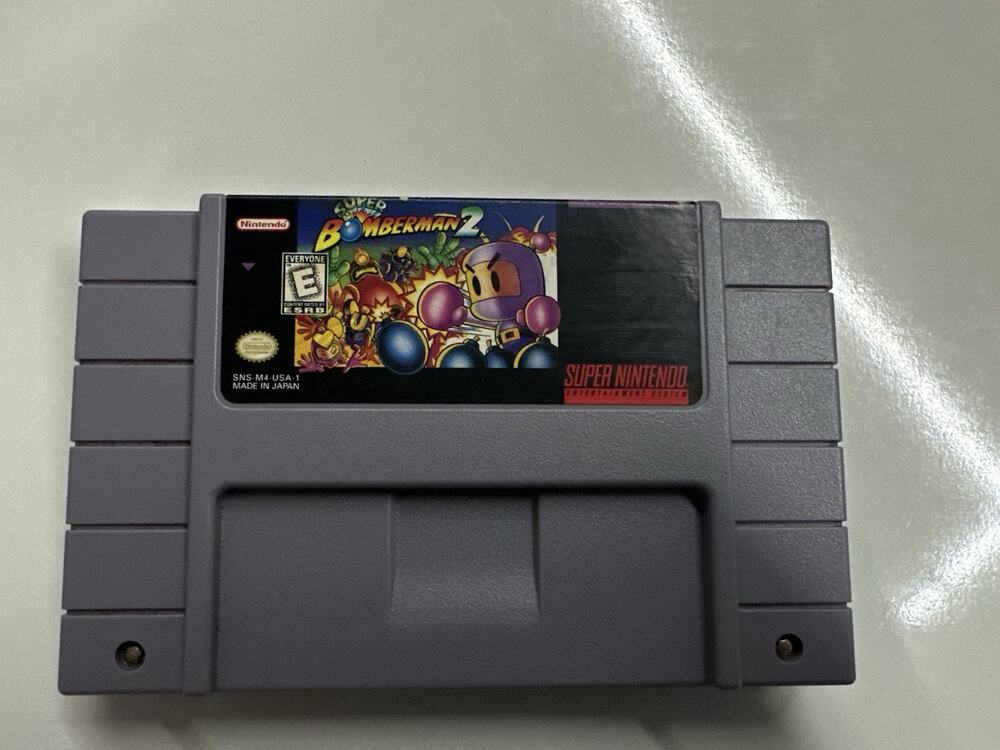 Super Bomberman 2 Super Nintendo SNES Authentic Tested Fast Shipping Retro